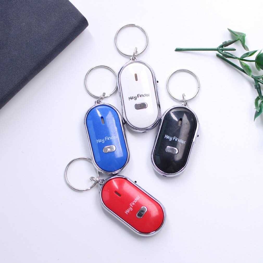 Mini Anti-lost Whistle Key Finder Flashing Beeping Remote Kids Key Bag Wallet Locators Child Alarm Reminder