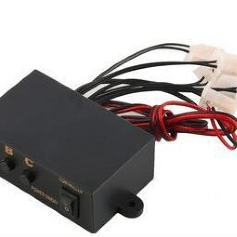 Controlador de Flash de emergencia LED de 6 vías para automóvil 12V M9 One Drag Six, caja de Control estroboscópico de luz de advertencia para coche