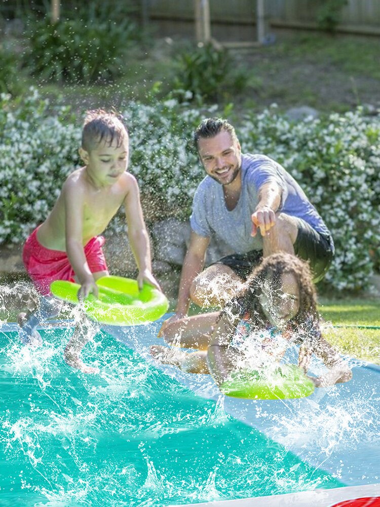 freundlicher Wasser gleiten Unterhose Rutsche Spielzeug Schwimmen Schwimmbad Spielen Doppel Schiebe Gassen Waterslide Spielzeug Für freundlicher