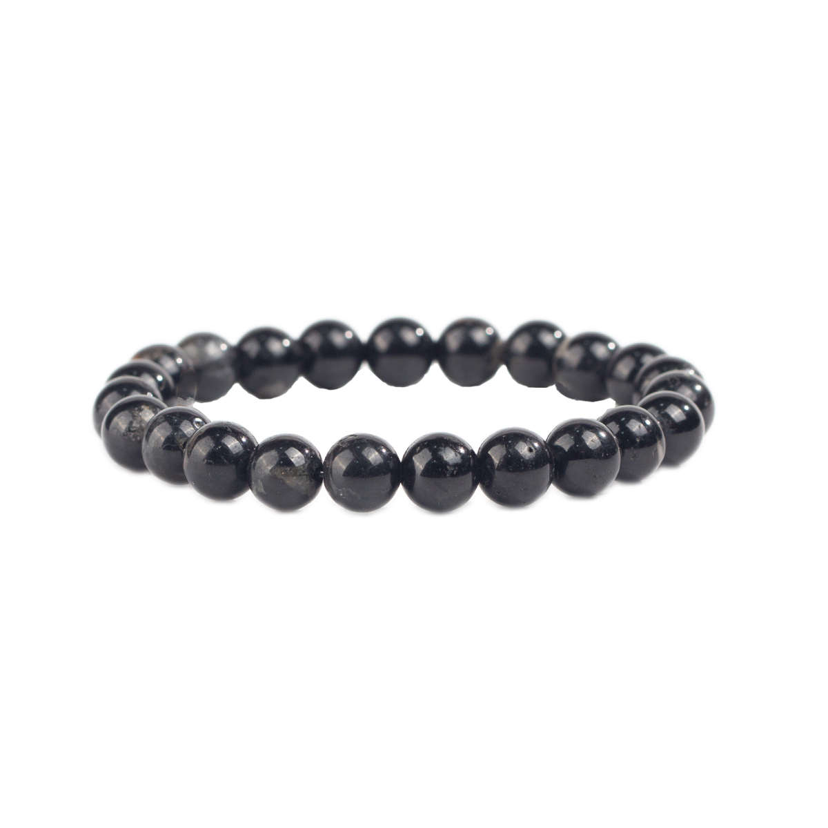 1 peça/turmalina preta natural feita à mão com contas 6mm-10mm pulseira de personalidade neutra presente de feriado para amigos
