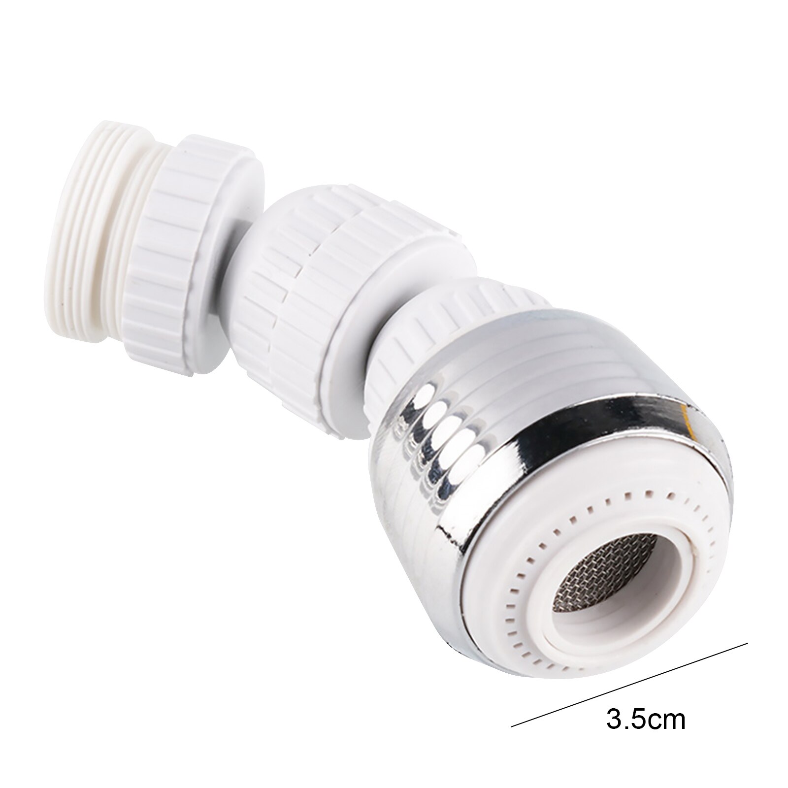 Pulverizador para fregadero de cocina, aireador de ahorro de agua, filtro burbujeador giratorio de 360 grados, boquilla libre de doblar, aireadores flexibles para grifo: D