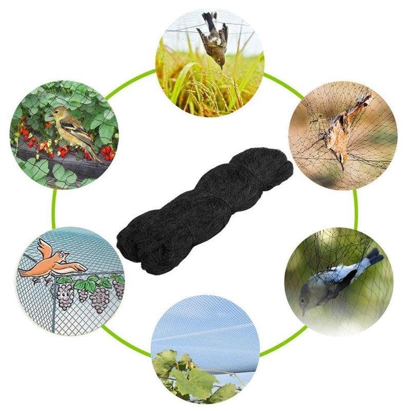 Red de RED antiaves multifunción, trampa para prevención de aves, cultivos, árboles frutales, flores, malla de jardín, protección de plantas, herramientas de jardín