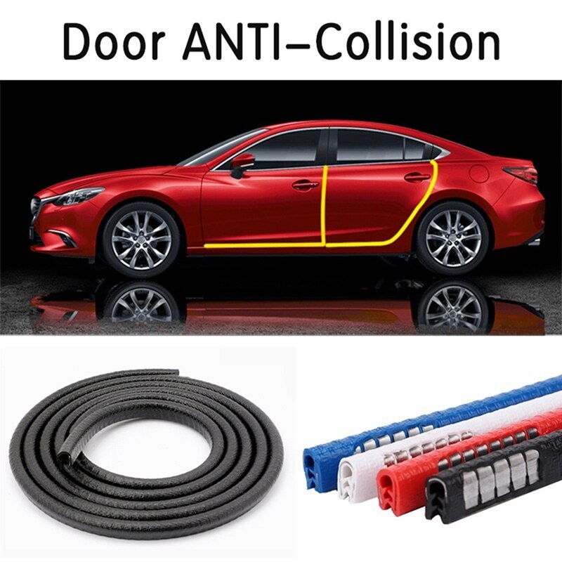 Automobile Universele 5M Deur Anti-Collision Strip Bumper Bescherming Strip Edge Anti-Kras Bescherming Vorm