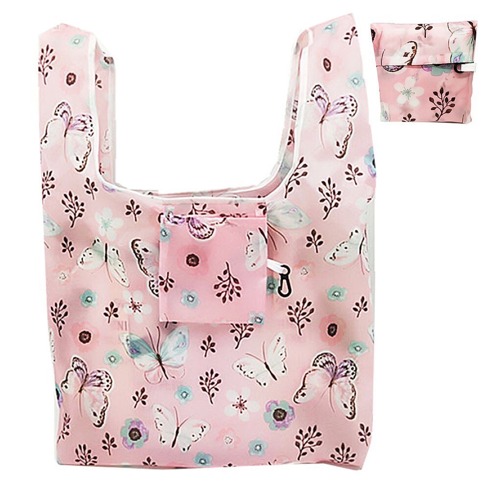 Taitettava Ostoskassi - Suuri Uudelleenkäytettävä Eko-kassi Polyesteriä - Casual Tote
