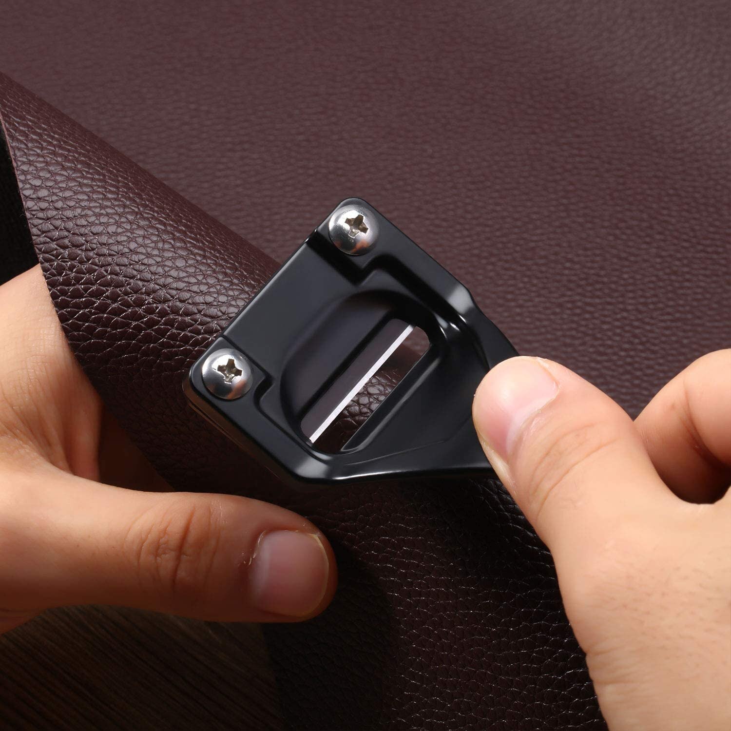 Metalen Leer Skiver Veiligheid Beveler Diy Snijgereedschap Kits Met Skiver Messen Voor Leer Craft Diy En Leer Maken