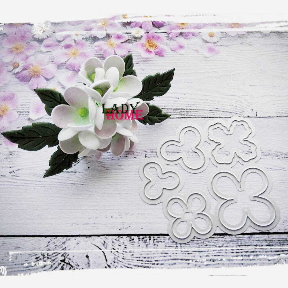 Small Flowers Craft Metal Cutting Dies Stencil Scrapbooking Template Photo Album Cards Paper Embossing DIY Dies Cut Die