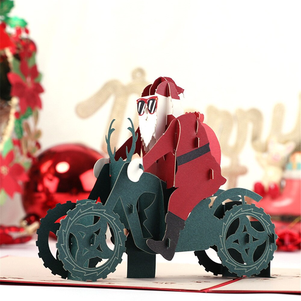 Bricolage détails sur 3d Pop Up carte noël voeux bébé heureux bureau à la main décoration accessoires # p30