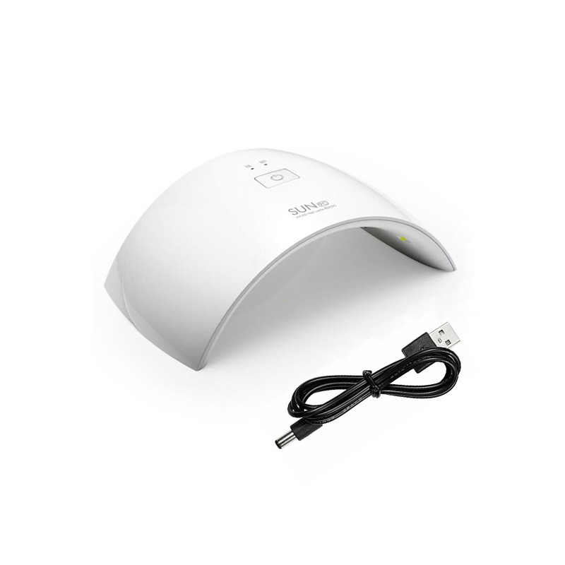 Sun 9C-Lámpara de secado de uñas, esmalte de uñas en Gel, lámpara LED eléctrica para manicura, 24W: Default Title