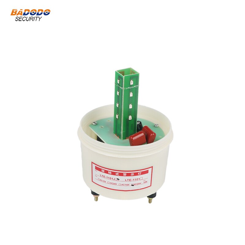 Roterende Akoestisch-optische Led Strobe Alarm Lamp Licht Geel Blauw Rood Groen Led Waarschuwing Licht Lamp Outdoor Gate Lamp licht Sirene