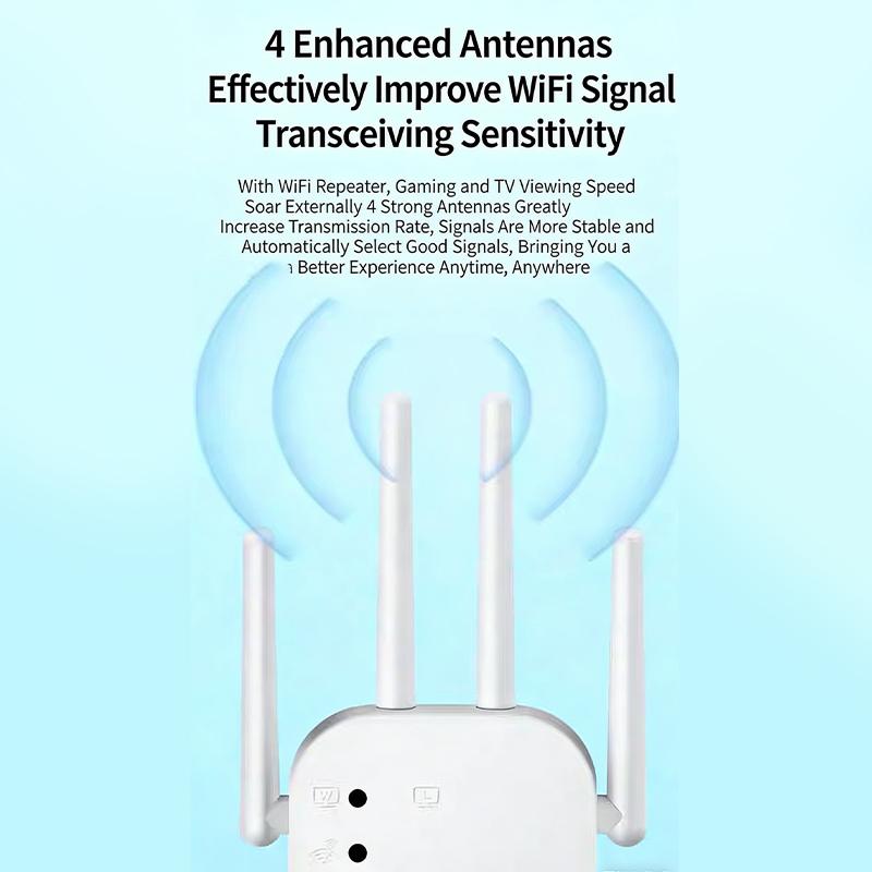 /KQM/1PC WiFi Router Long Range Signal Booster Router 300Mbps Wireless Repeater 2.4G WiFi Signal Extender Amplifier