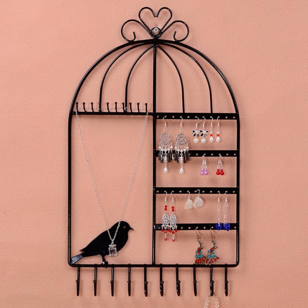 Suporte de joias em forma de pássaro, 20 ganchos de bijuterias, rack, colar, organizador de pulseira, suporte de exibição, bijoux/joyeros, organizador de joya