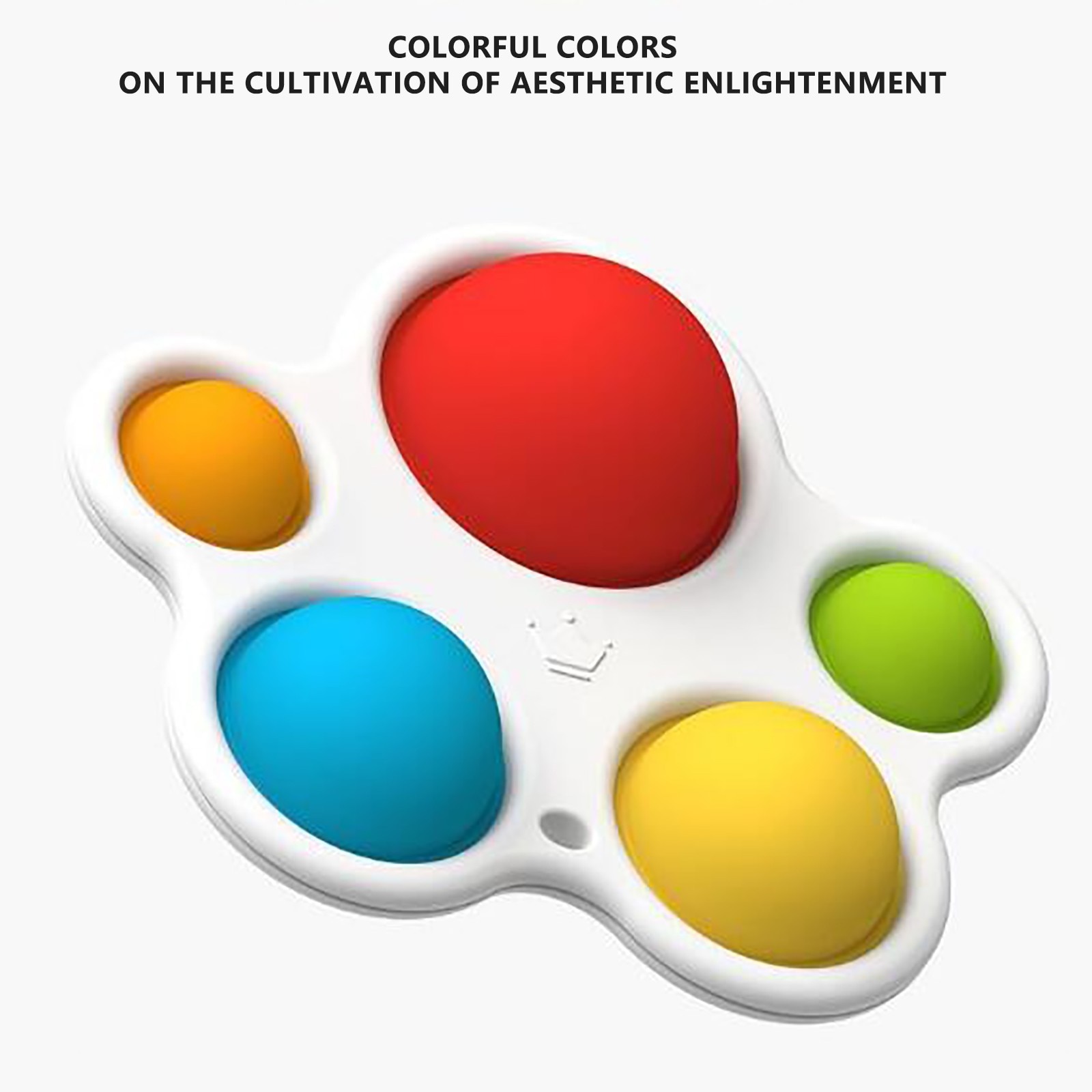 Fat Brain Toys Simple Dimple Fidget Toy Infant Early Education Intelligence Development And Intensive Training Toys Pop It Fidge