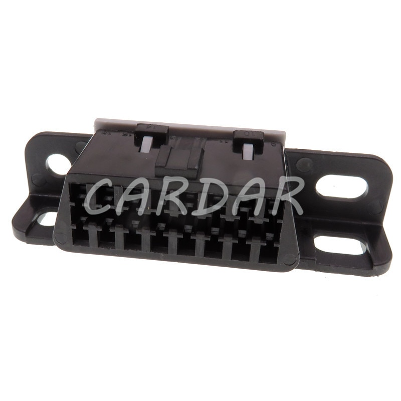1 sæt 16 pin obd 2 obd-ii socket automotive diagnostisk interface obdii obd 2 stik til vw gm wuling