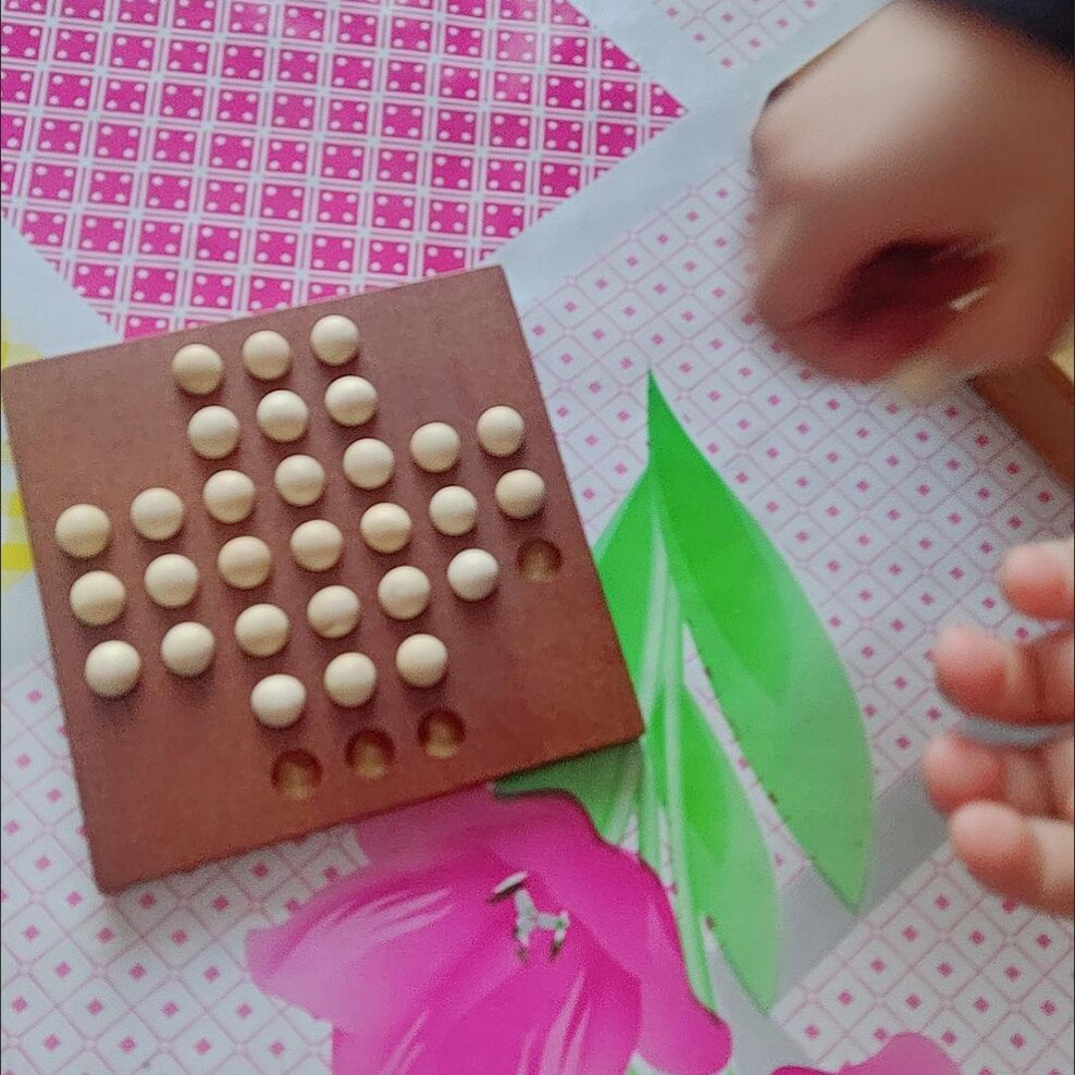 Juego de mesa individual de madera Noble para niños, ajedrez de diamantes independiente, antiguo chino Kong