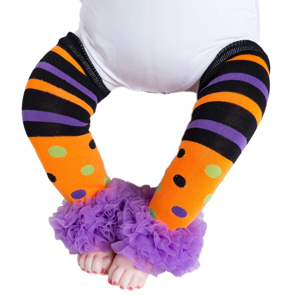 Baby benvärmare knäskydd barn nyfödda knäskydd spädbarn vinter stickade varma leggings strumpor flicka pojke varvärmare halloween