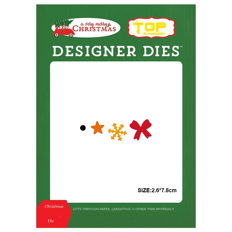 Stansmessen Kerst Sterven Bookmark Metalen stansmessen voor scrapbooking postzegels en sterven: SH1687