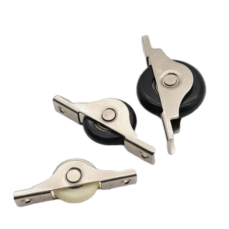 4Pcs 25mm Bear 20KG Sliding Door Roller Cabinet Nylon Caster Wheel Pulley Runners for Wardrobe Window Furniture Hardware Tools