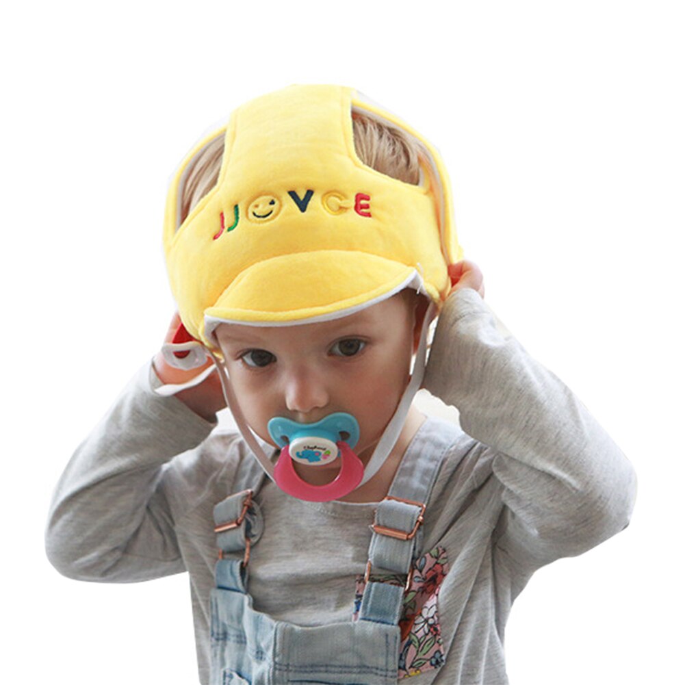 Baby Anti-Collision Hat Safety Cap Head Protection Adjustable Learning to Walk -OPK: Yellow