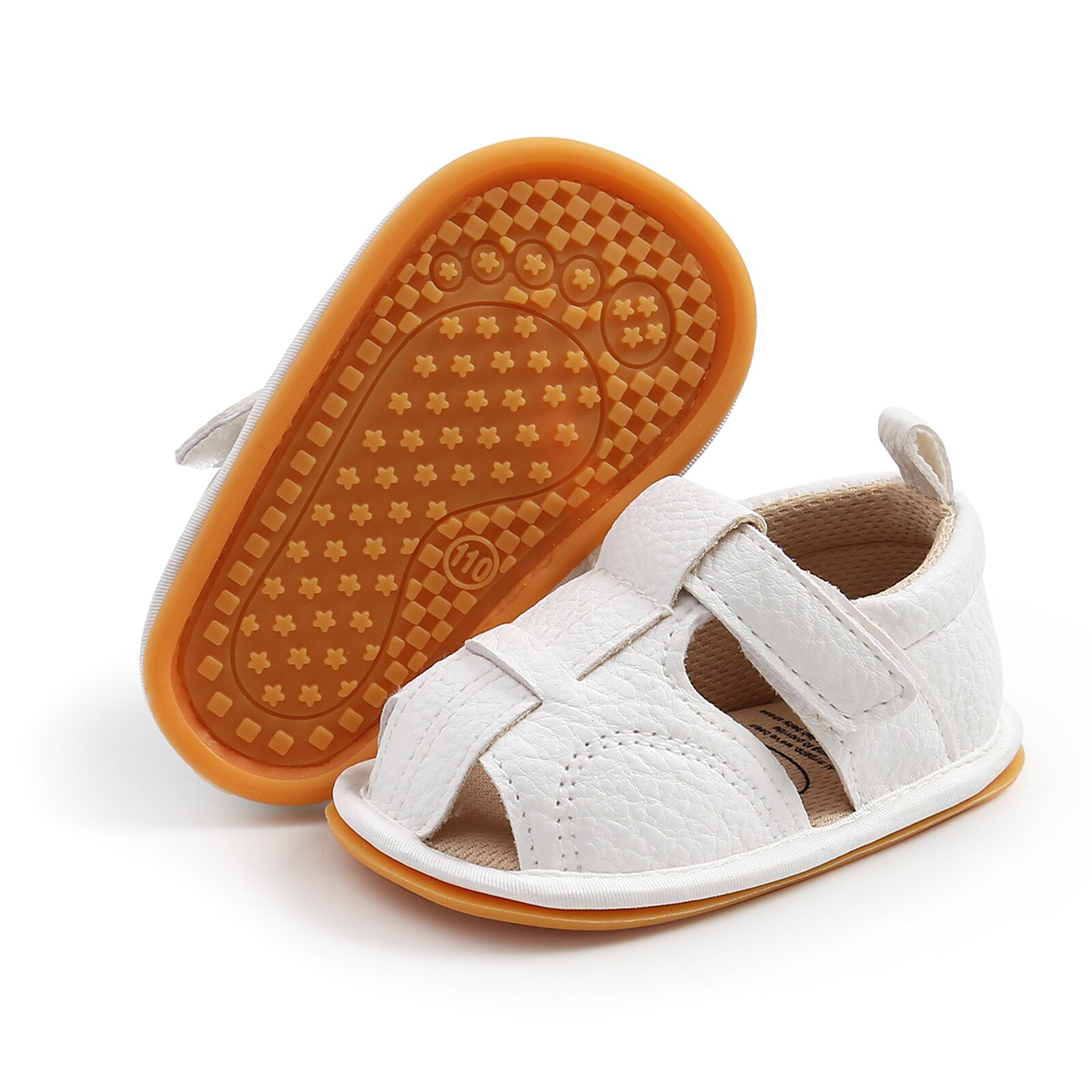 Newborn Baby Girls Boys Sandals Shoes Summer Non-Slip First Walker Infant Toddler Hollow out Flat Sole Prewalker Shoes 0-18M