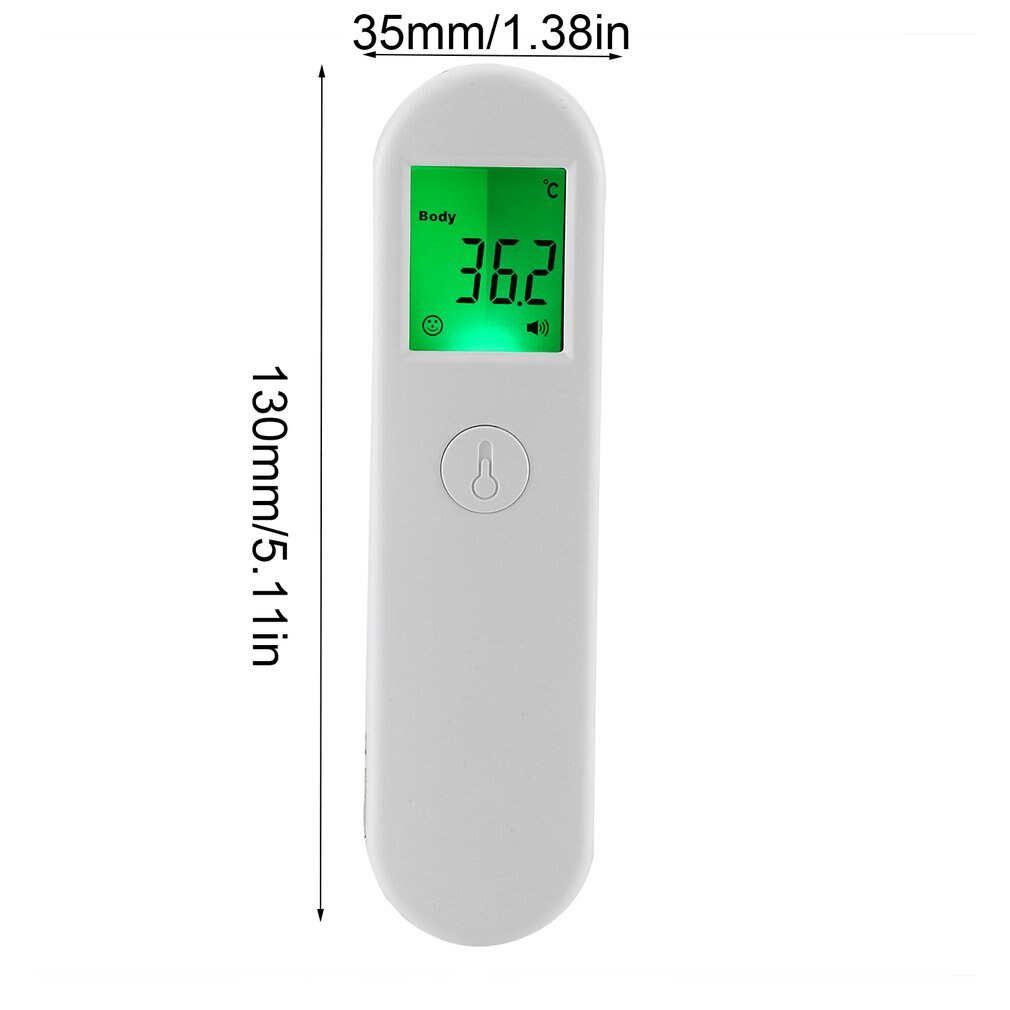 Outad handheld digital testa termômetro infravermelho sem contato medição de temperatura com luz de fundo de cor para crianças adultos