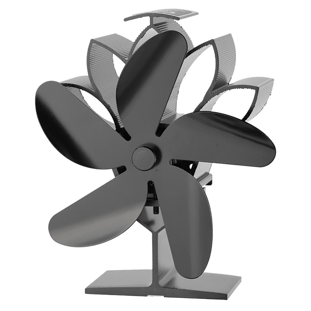 Ventilateur de poêle à bois Ecofan, 5 pales, hélice, silencieux, pour foyer, Distribution de chaleur efficace: Default Title