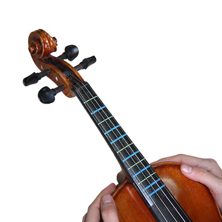 XFDZ 4/4 Fiolin Øvelse Fiddle Finger Guide Klistremerke Violino Fingerbrett Indikator Posisjon
