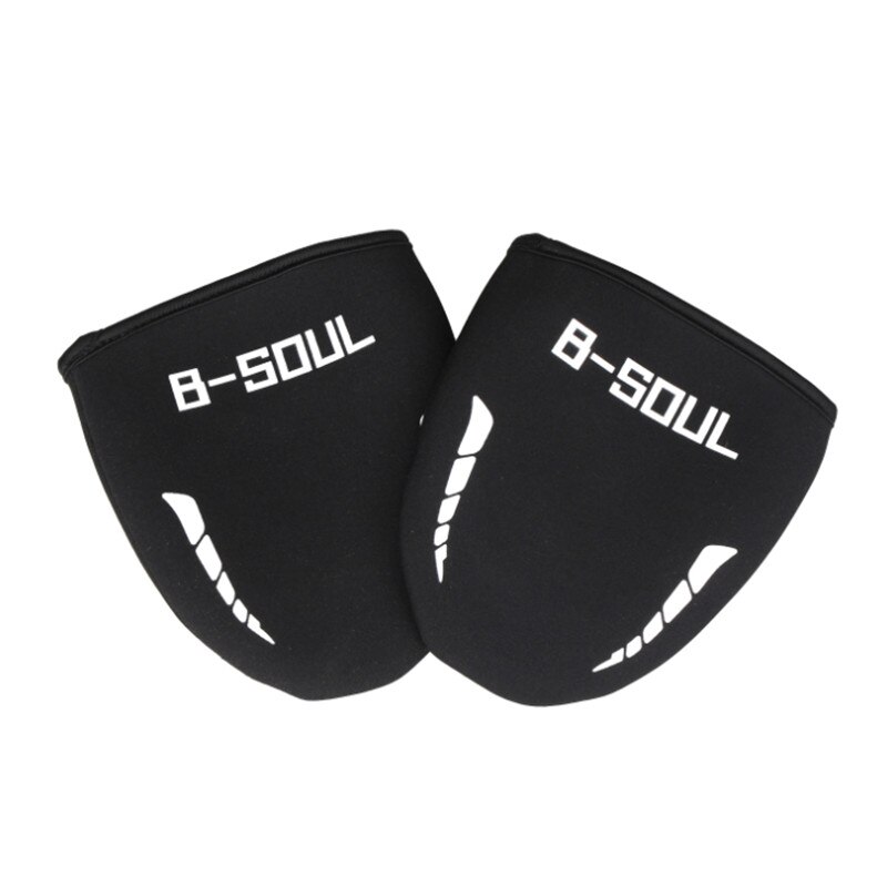 Winter Thermische Semi Palm Fietsen Schoenen Cover Mtb Fiets Racing Teen Cover Protector Unisex Waterdichte Sbr Zwart Overschoenen: Default Title