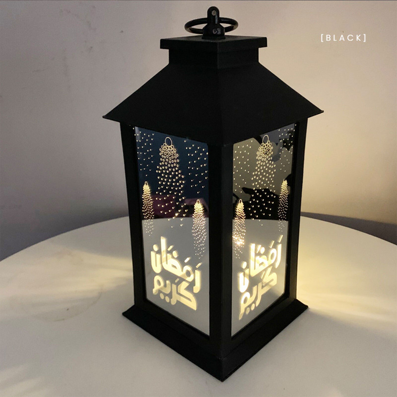 Newset Eid Mubarak Ramadan Decoraties Voor Huis Paleis Lantaarn Led Licht Kaarsen Ornamenten Lamp Ramadan Kareem