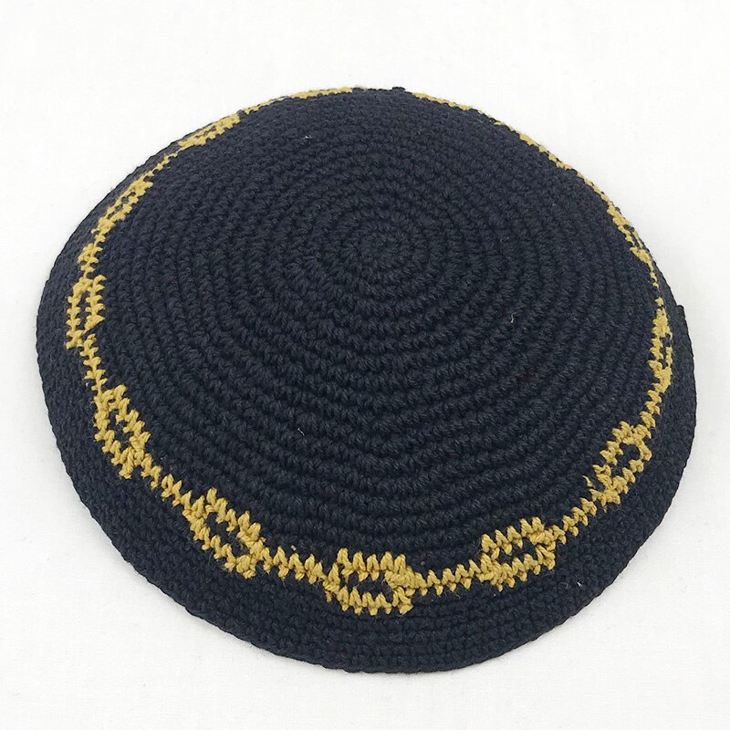 Kippa tricoté à la main pour hommes, garçons et enfants, chapeau Yamaka Kippot: 6