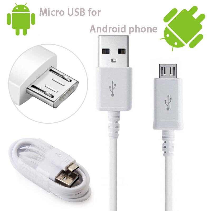 1M Micro Usb Cable 2A Mobile Phone Cables for Huawei Honor Y9 8X 7X 6X 7C 7A Meizu M6 Note Mikro Usb Kablo Cabel