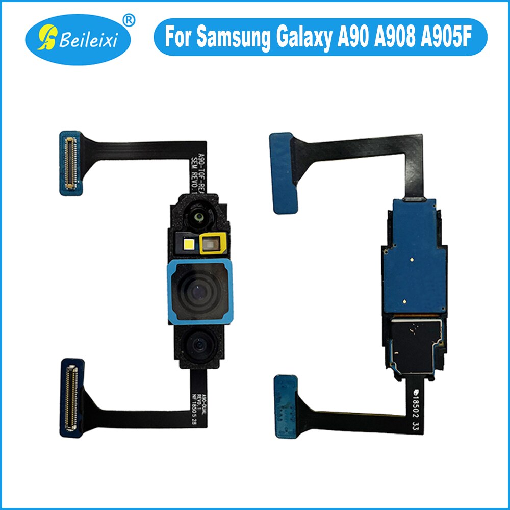 Cámara frontal para Samsung Galaxy A90 A905, cámara trasera principal, Cable flexible, cámara trasera para Samsung A90 5G A908FD A9080