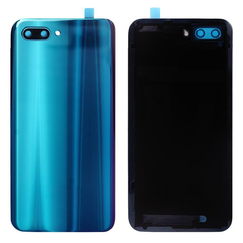 Dla Huawei Honor 10 pokrywa baterii tylna obudowa szklana obudowa tylna obudowa + wymiana obiektywu szklanego aparatu części zamienne