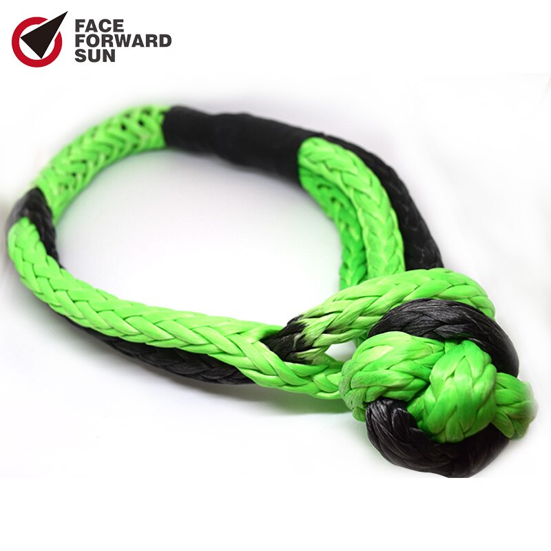 7/16" Soft Shackle,11mm*155mm UHMWPE Shackle,ATV Winch Shackle,Synthetic Shackle for Offroad,truck,sailboat