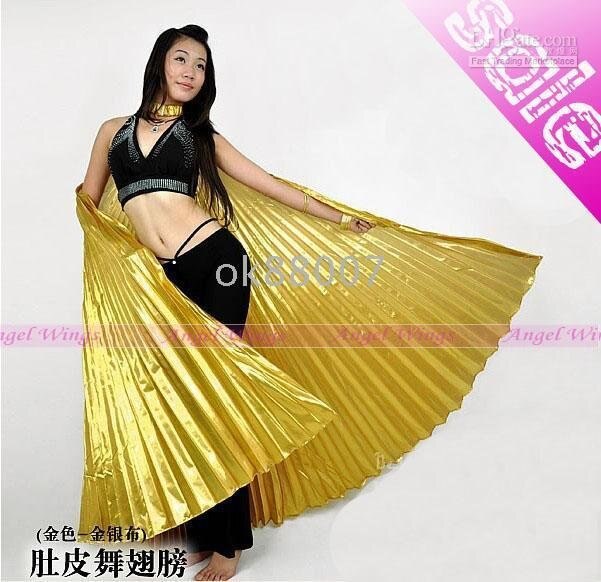 Ailes De Danse Du Ventre Isis Wings Égypte - Accessoire Belly Dance Adulte Noir