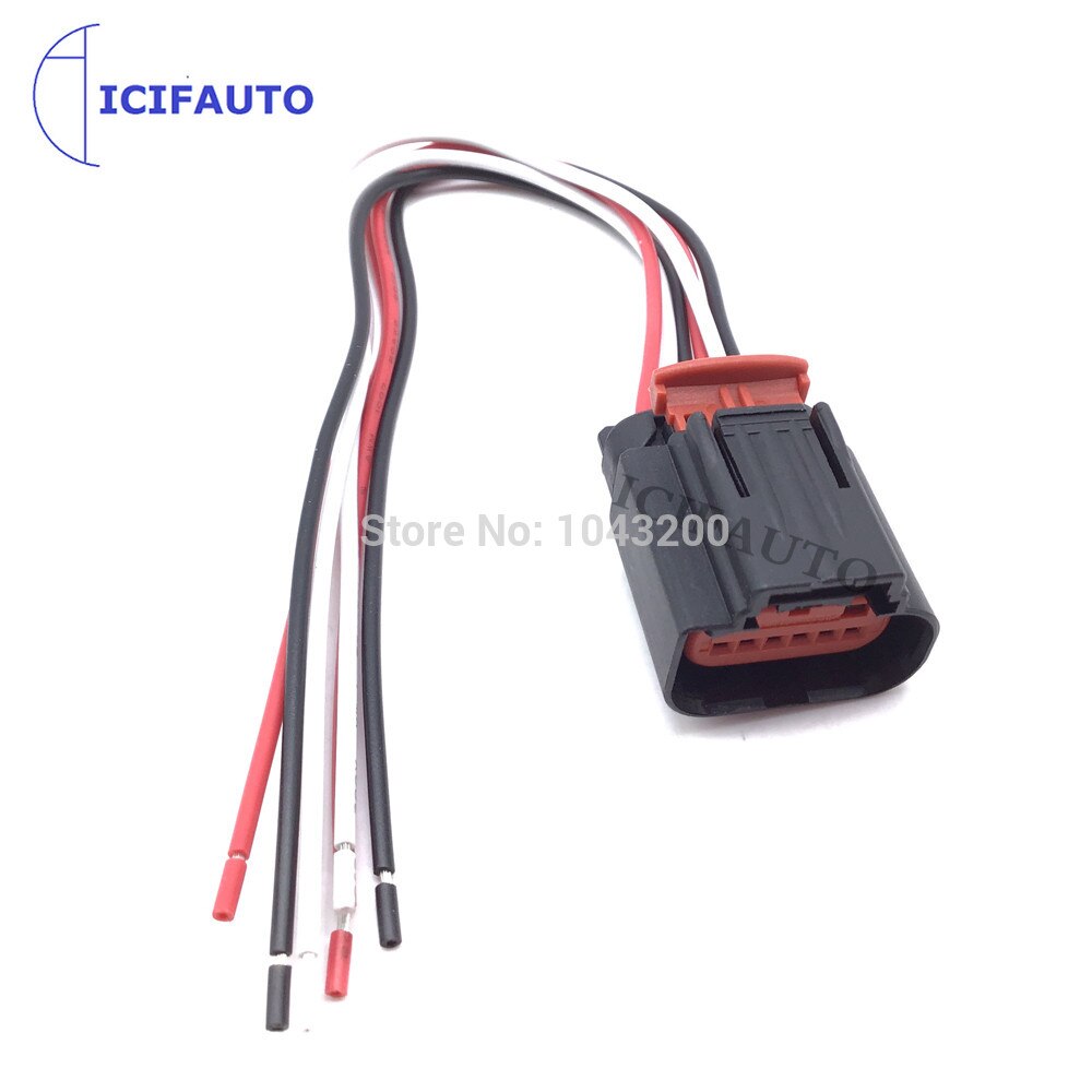Medidor de flujo de aire masivo, enchufe del Sensor para Ford Land Rover Fiat Volvo Citroen Peugeot 6C1112B579AA 1376235 30777415 1920-KQ 9658127480