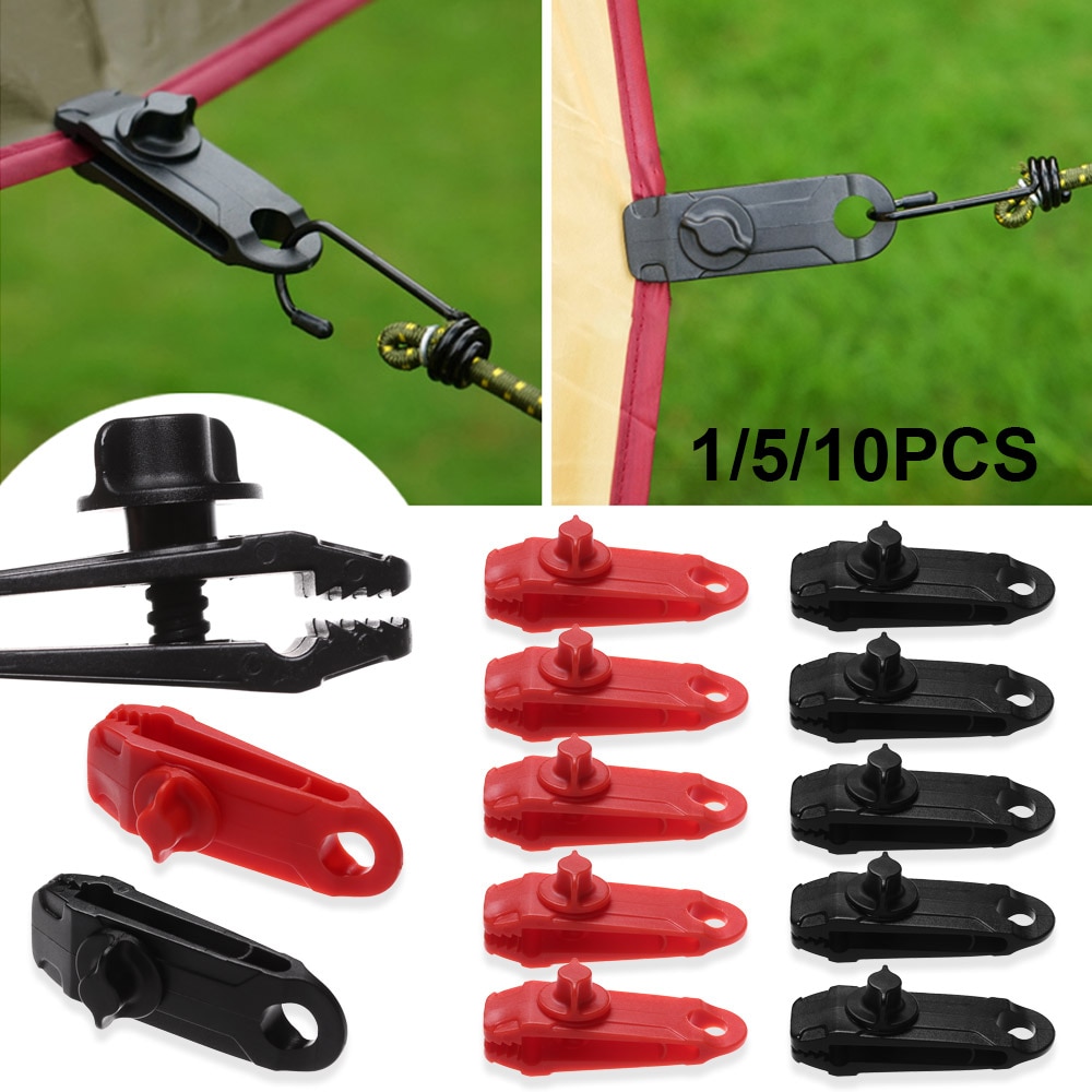 1/5Pcs Reusable Windproof Tent Clip Tarpaulin Clip Camping Hook Buckle Camping Tool Heavy Duty Camping Tool Accessories