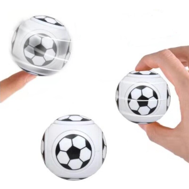 B2EB Finger Spinner Sensory Ball Educational Hand Exercise Rotate Football Interactive Novelty for Adult Stress Release