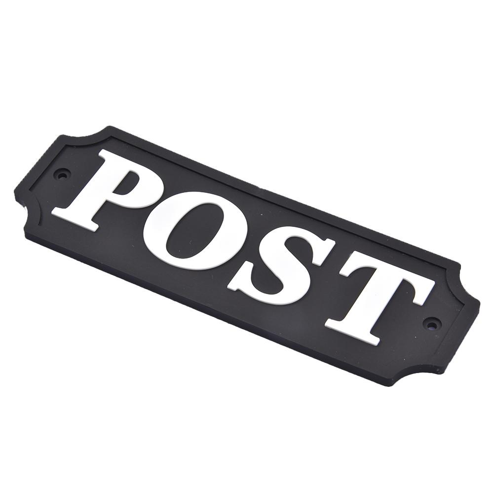 Outdoor Gardening Home House Door Warning Sign Farmhouse Stainless Steel Decor 6.3*2.16 Inches Garden Decoration