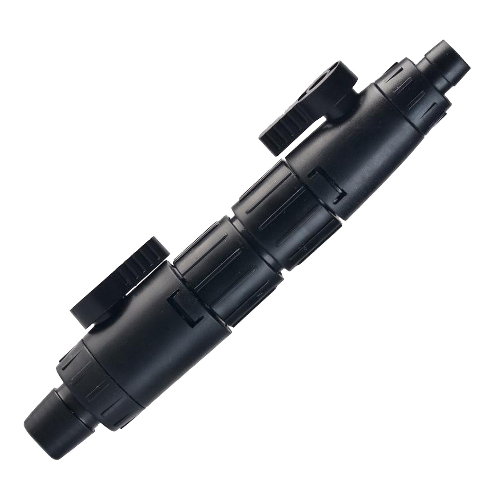 Aquarium Water Flow Control Valve 12-16mm Plastic Valve Hose Pipe Disconnect Quick Install Connector for Fish Tank