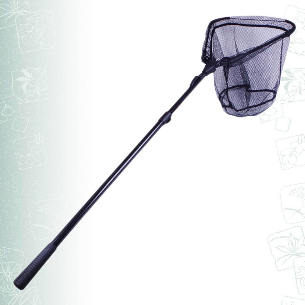 Fishing Nets Triangle Fishing Net Aluminum Alloy Folding Salvage Net Fishing Accessories (1.8mx40cm Net Circle)