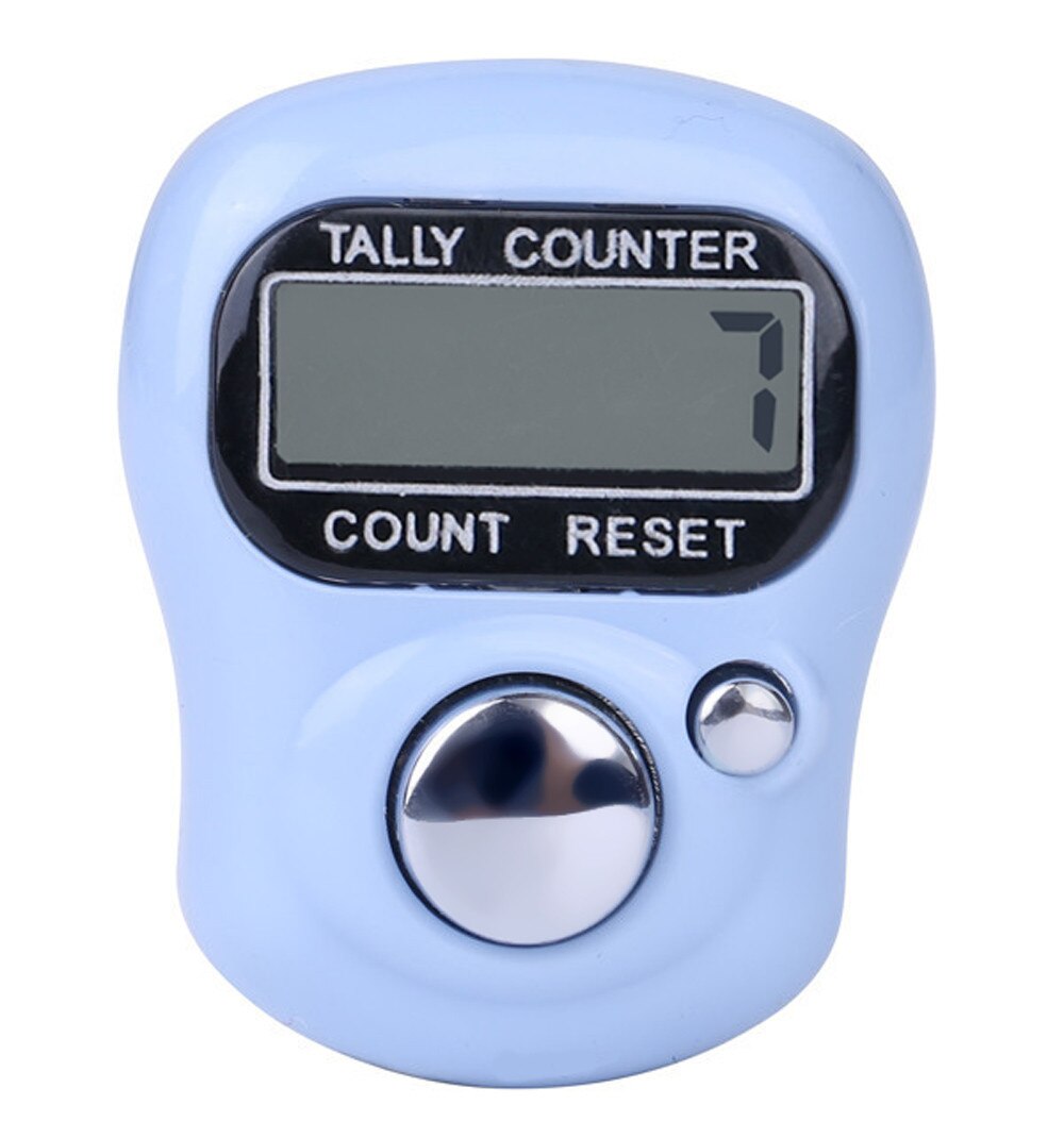 Ring Sculpt Digit Digital LCD Electronic Finger Hand Ring Knitting Row Tally Counter Small And Compact LCD Screen Display