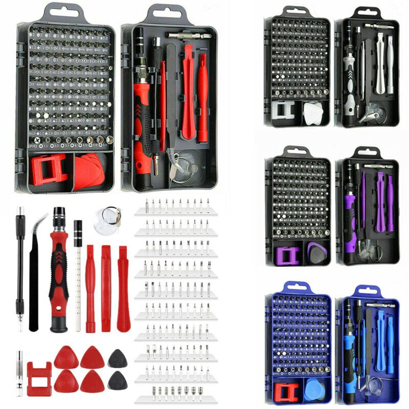 115 In1 Schroevendraaier Set Telefoon Computer Pc Tablet Laptop Reparatie Tool Kit Set In Case Multi-Fuctional
