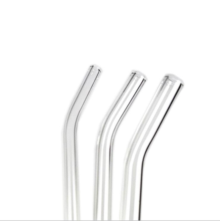 Vaso pajillas curvadas transparentes reutilizables, pajitas para beber para de cumpleaños o boda, pajitas rectas gruesas, tubo oblicuo