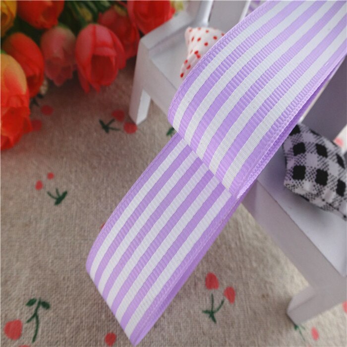 10 meter 1 '' 25mm stripetrykte grosgrain-bånd tegneseriebånd håndlagde hårsløyfer  ym16100785: 430