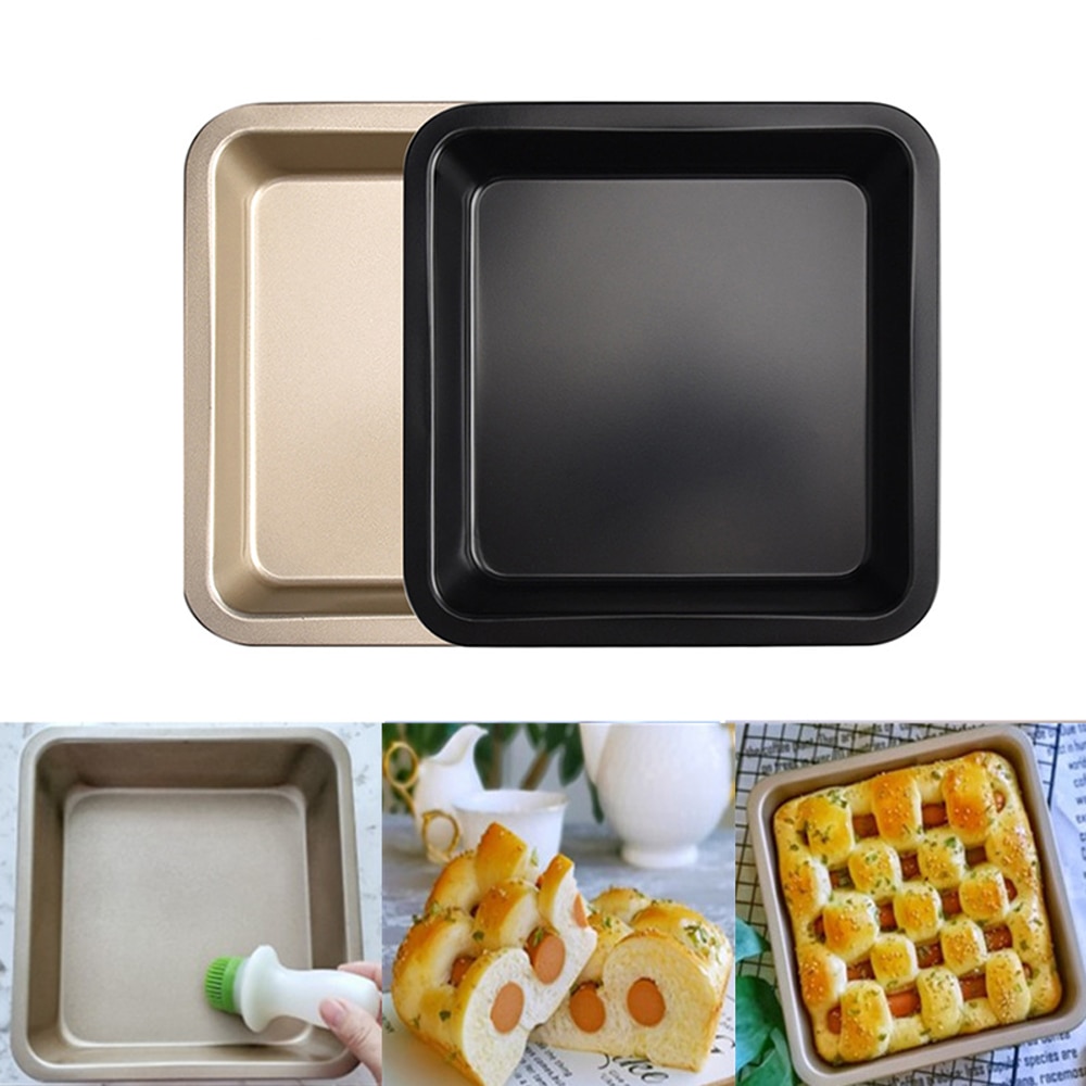 8 Inch Non-stick Bakplaat Vierkante Diepe Bakken Lade Pizza Speciale Cakevorm Bakken Tools Voor Keuken Oven
