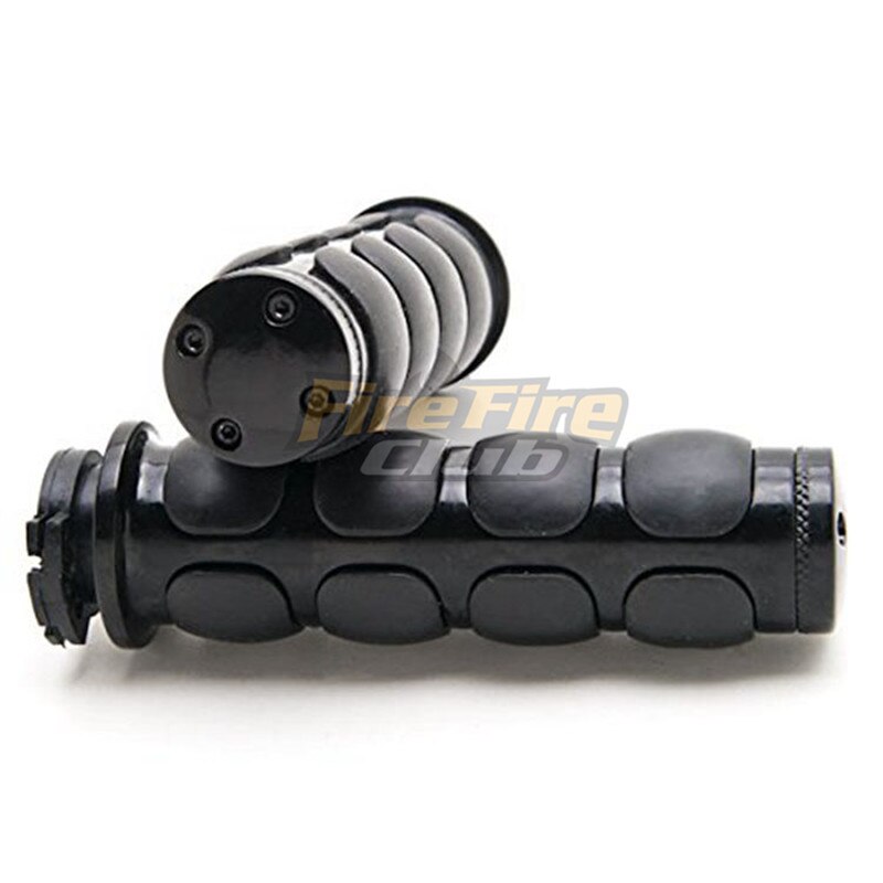 Handle bar Motorcycle Custom Chrome Aluminum Hand Grips For Harley Softail Sportster Dyna Handlebar Hand Grips