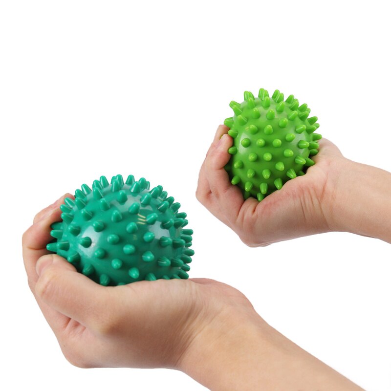 PVC Hand Massage Ball Trigger Point Fitness Ball Portable Physiotherapy Hand Foot Pain Relief Yoga Balls Training Grip Ball