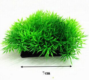 Aquariumdecoratie kunstmatige waterplanten van plastic, aquariumgrasbal, aquariumdecoratie, decoratie van kunsthars, groene mosbal: Groente