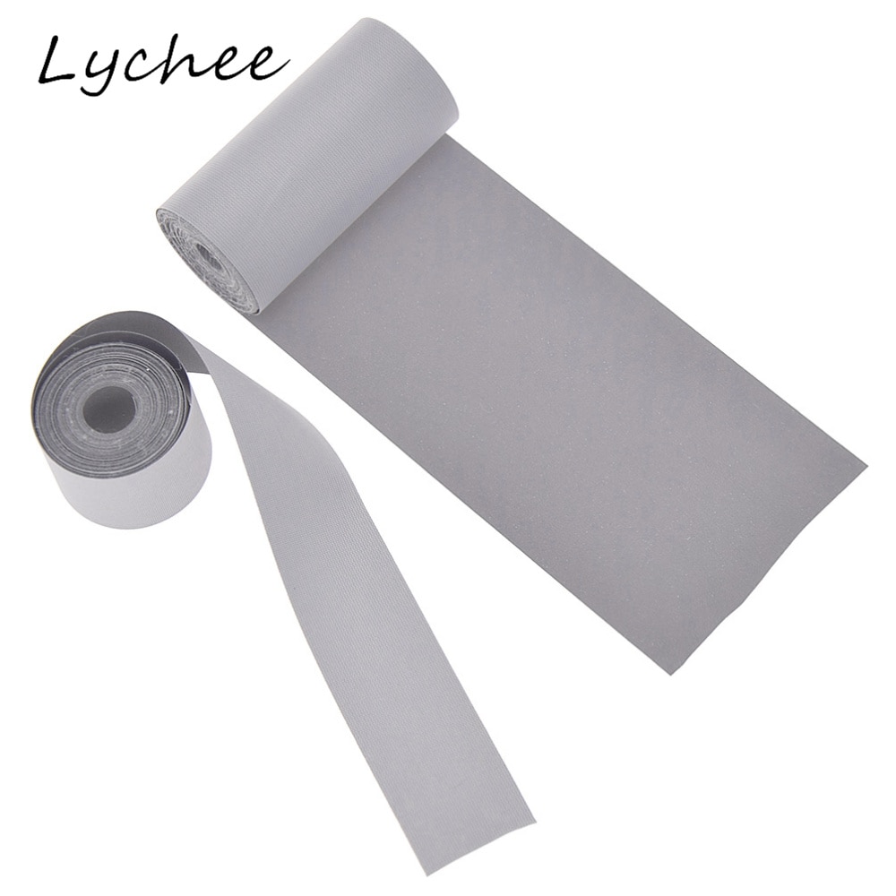 Lychee 3m Classic Solid Color Reflective Tape Fabric For DIY Handmade Craft Garment Sewing Chemical Fiber Cloth