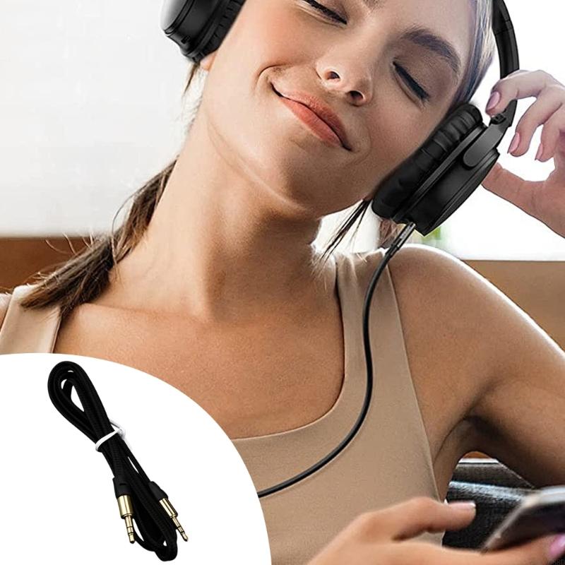 G88D 100cm 3.5mm Male to Male Extension Wire Adapter Cord for Car Speaker